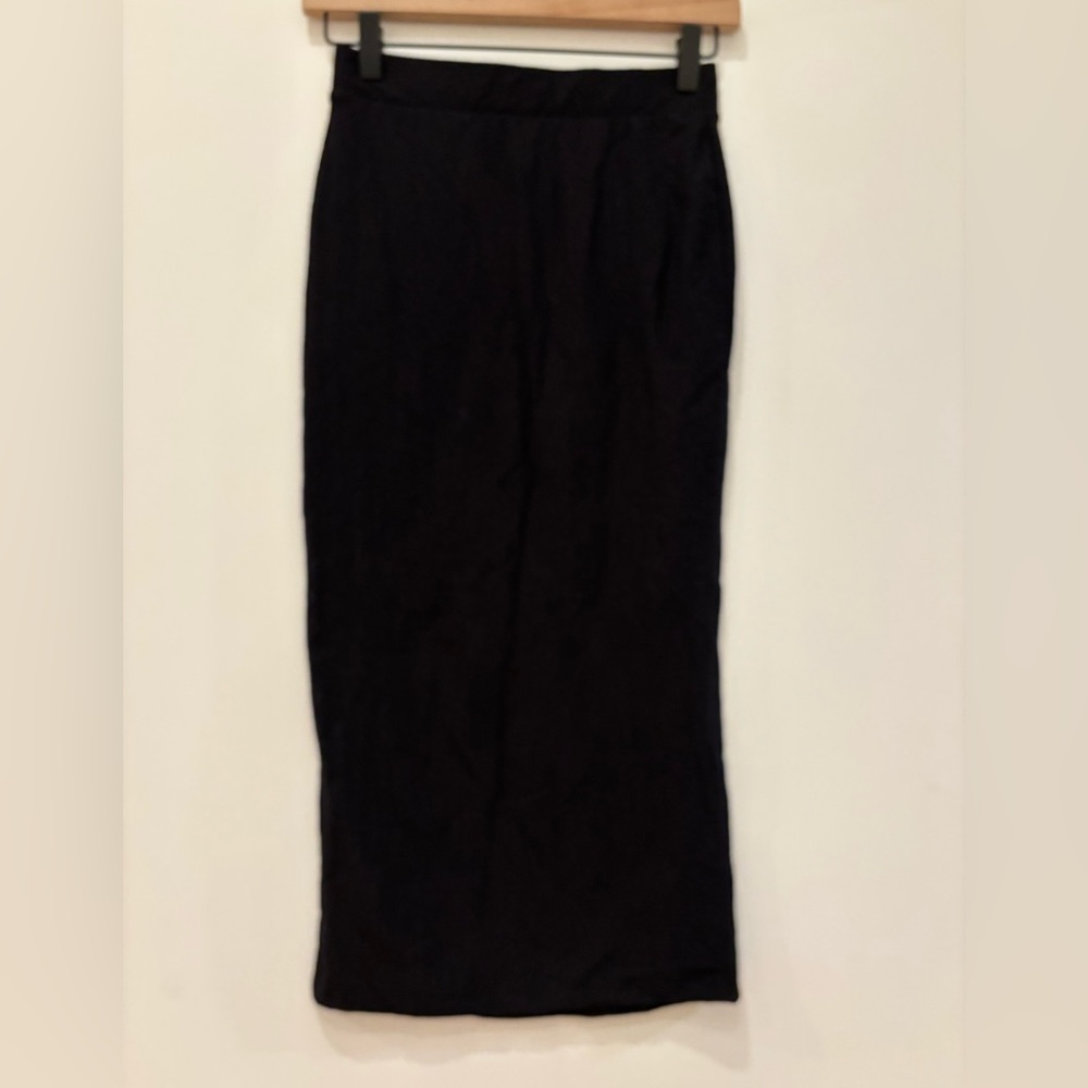 Good American lace layered bodycon stretch fitted versatile witchy Maxi Skirt